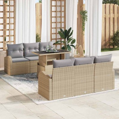 Garden sofa set with pillow...