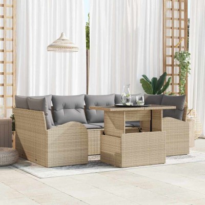 Garden sofa set with pillow...