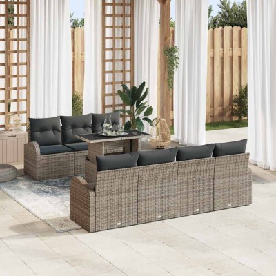 Garden sofa set with...