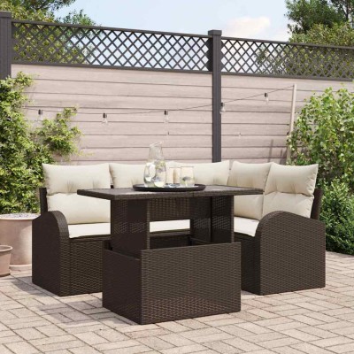 Garden sofa set with...