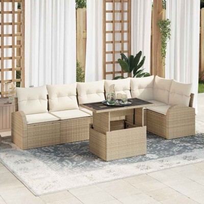 Garden sofa set with pillow...