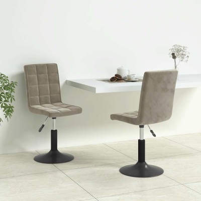 Swivel dining chairs, 2...