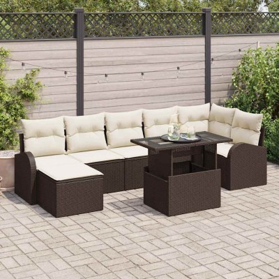 Garden sofa set with...