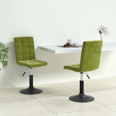 Swivel dining chairs, 2...