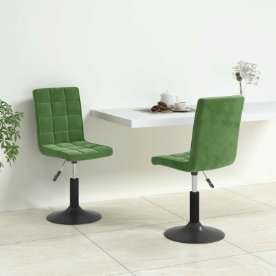Swivel dining chairs, 2...