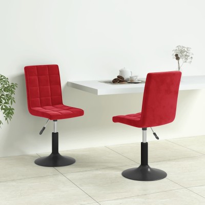 Swivel dining chairs, 2...