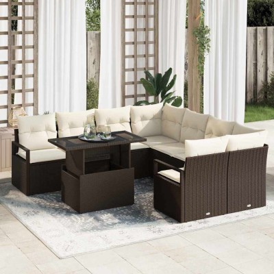 Garden sofa set with...