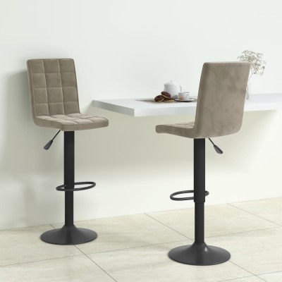 Bar stools, 2 pcs., light...