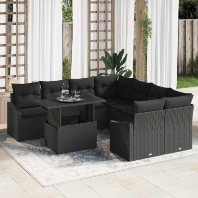 Garden Sofa Set with...