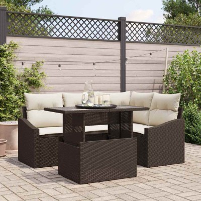 Garden sofa set with pillow...