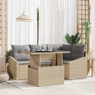 Garden sofa set with pillow...