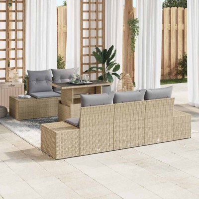 Garden sofa set with pillow...