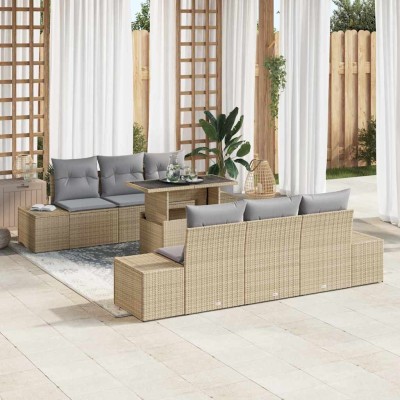 Garden sofa set with pillow...