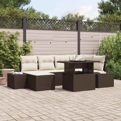 Garden Sofa Set with...