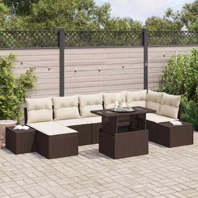 Garden Sofa Set with...