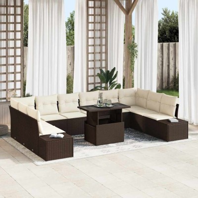 Garden Sofa Set with...