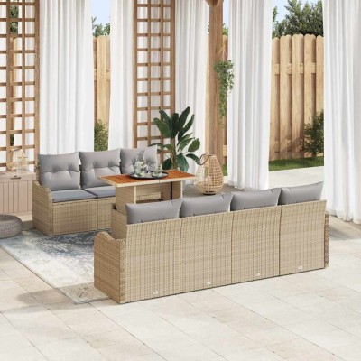 Garden Sofa Set with...
