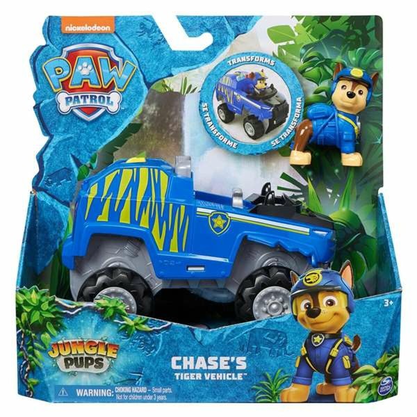 Rotaļu mašīna The Paw Patrol Jungle Daudzkrāsains Melns/Zils