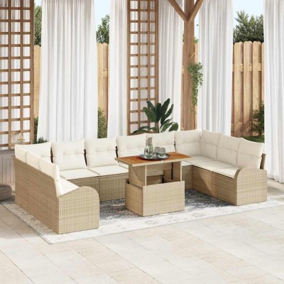 Garden Sofa Set with...