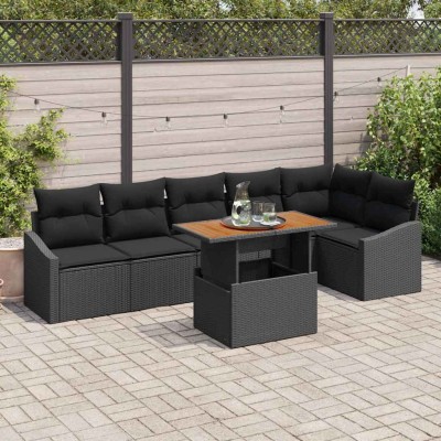 Garden Sofa Set with...