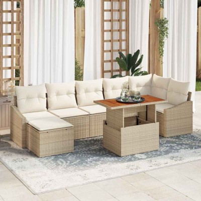 Garden Sofa Set with...