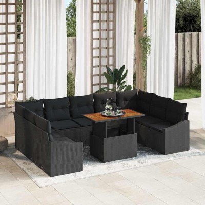 Garden Sofa Set with...