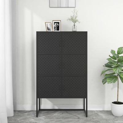 High cabinet, black,...
