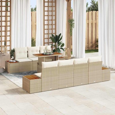 Garden Sofa Set with...