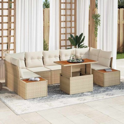 Garden Sofa Set with...