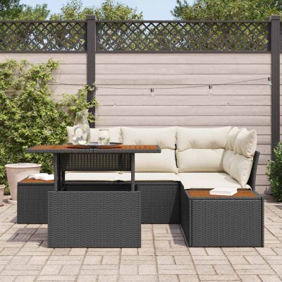Garden Sofa Set with...