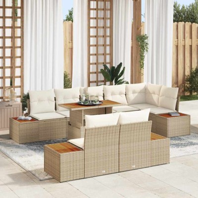 Garden Sofa Set with...