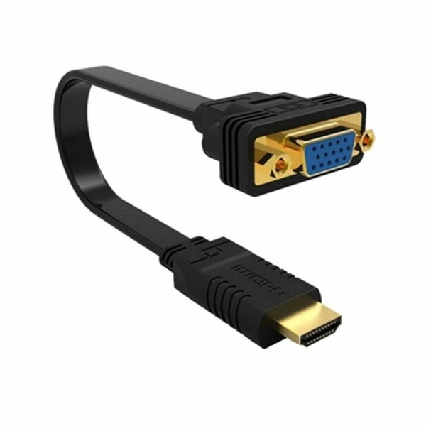 HDMI uz VGA Adapteris Ewent EW9869 Melns 15 cm