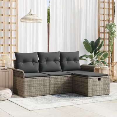 Garden sofa set with pillow...