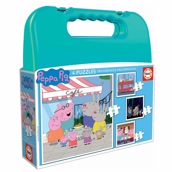 4 Pusle Komplekt   Peppa Pig Cosy corner         16 x 16 cm  