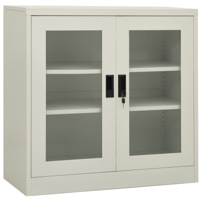Office cabinet, light gray,...