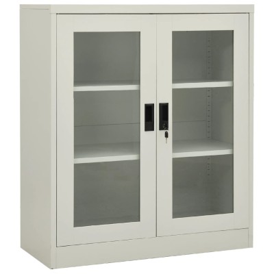 Office cabinet, light gray,...