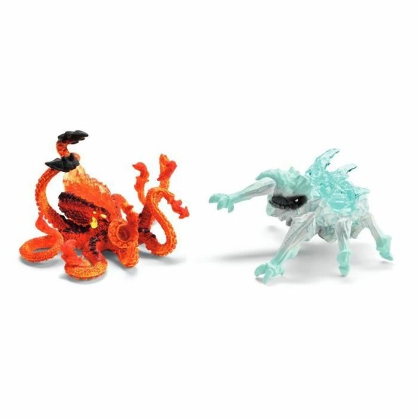 Nukkekodin tarvikkeet Schleich Lava Octopus vs Ice Bug Duo