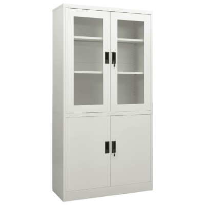 Office cabinet, light gray,...