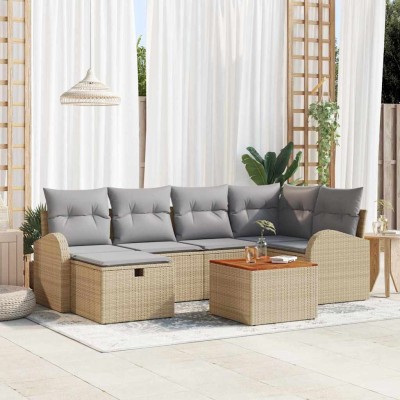 Garden sofa set with pillow...