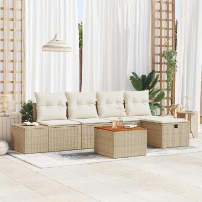 Garden sofa set with pillow...