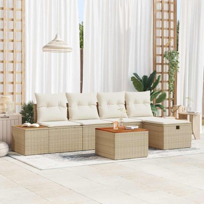 Garden sofa set with pillow...