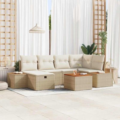 Garden sofa set with pillow...
