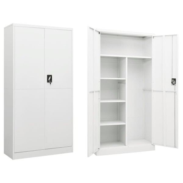 Dressing cabinet, white, 90x40x180cm, steel