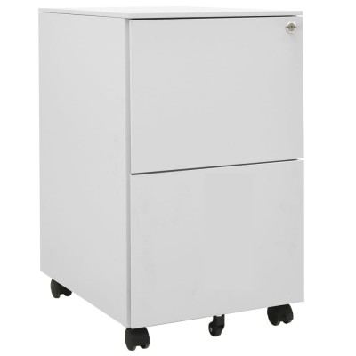 Mobile file cabinet, gray,...
