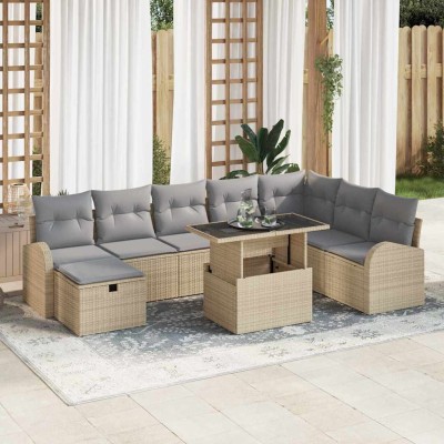 Garden sofa set with pillow...