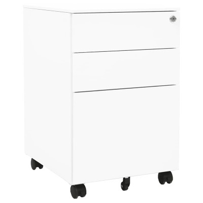 Mobile file cabinet, white,...