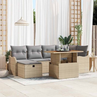 Garden sofa set with pillow...