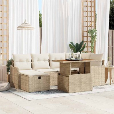 Garden sofa set with pillow...