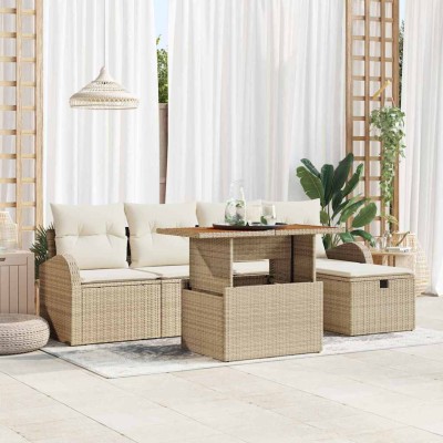 Garden sofa set with pillow...