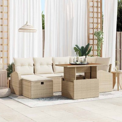 Garden sofa set with pillow...